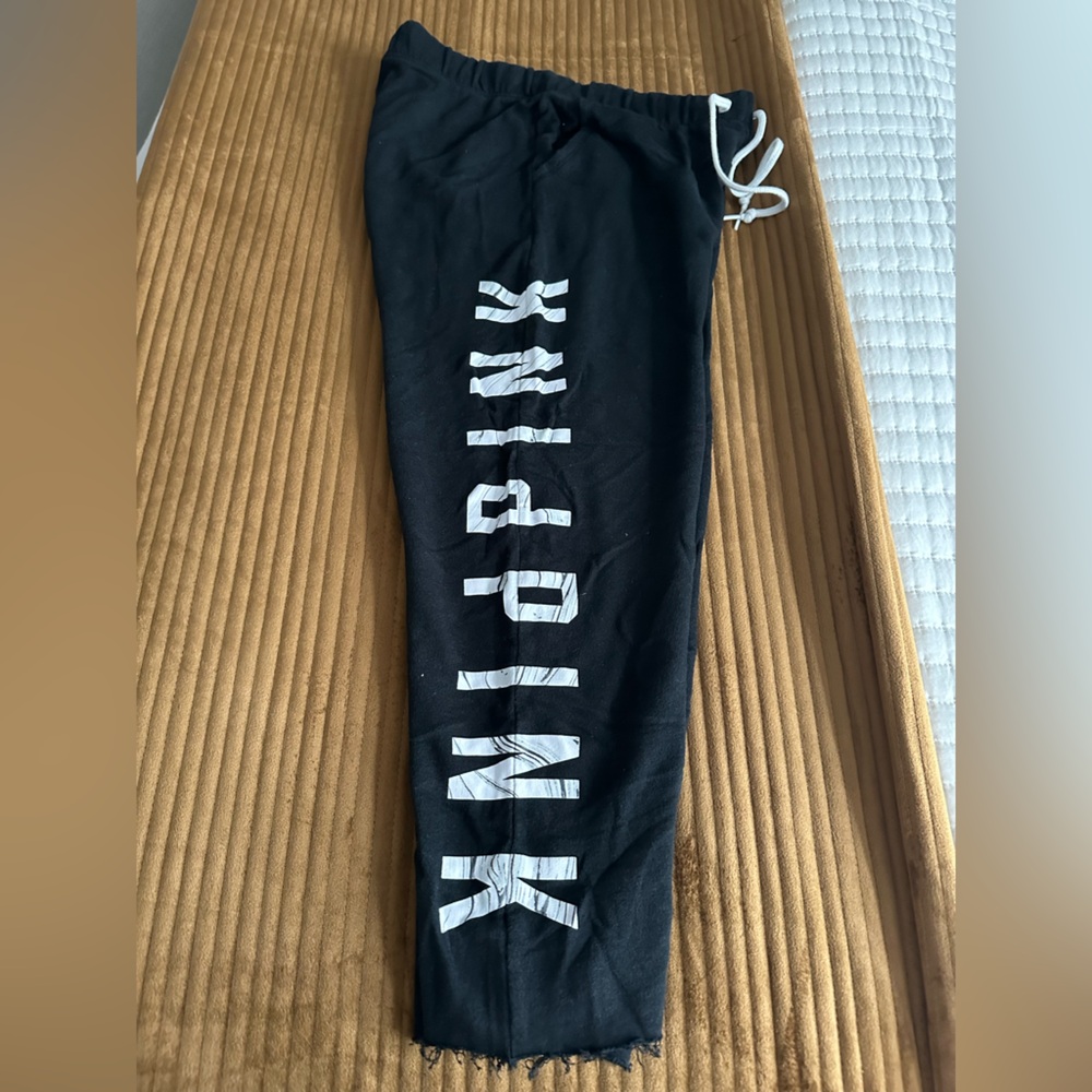 Pink sweatpants size S like  new